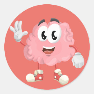 autocollant du pote du cerveau