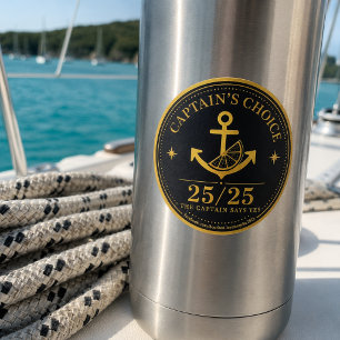 Autocollant du prix du choix du capitaine 25 évalu