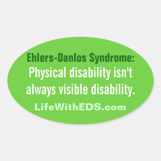 Autocollant du syndrome d'Ehlers-Danlos (SDE)