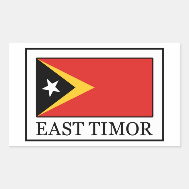 Autocollant du Timor oriental (Devant)