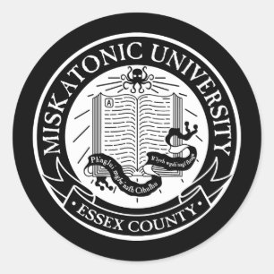 Autocollant d'université de Miskatonic