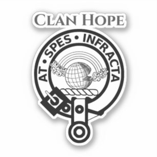 Autocollant écossais Clan Hope Crest