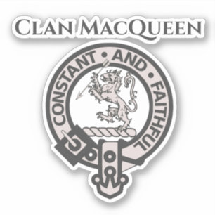 Autocollant écossais Clan MacQueen Crest