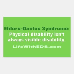 Autocollant (EDS) de syndrome d'Ehlers-Danlos