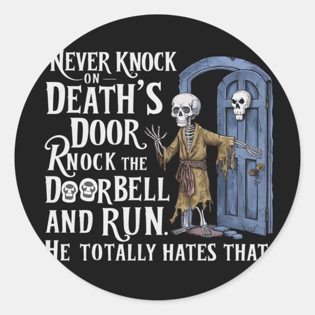 autocollant effrayant (Devant)