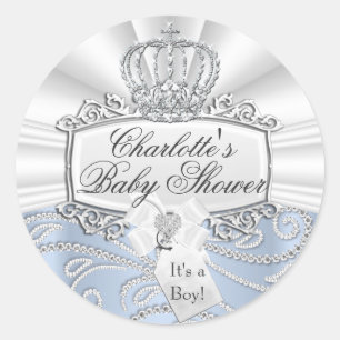 Autocollant élégant Little Prince Diamond Baby Sho