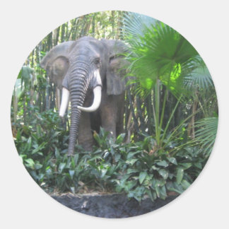 Autocollant éléphant