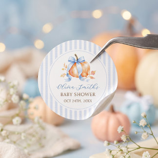 Autocollant en papier pour Baby Shower thème petit