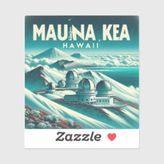Autocollant en vinyle de 3 pouces Mauna Kea Hawaii