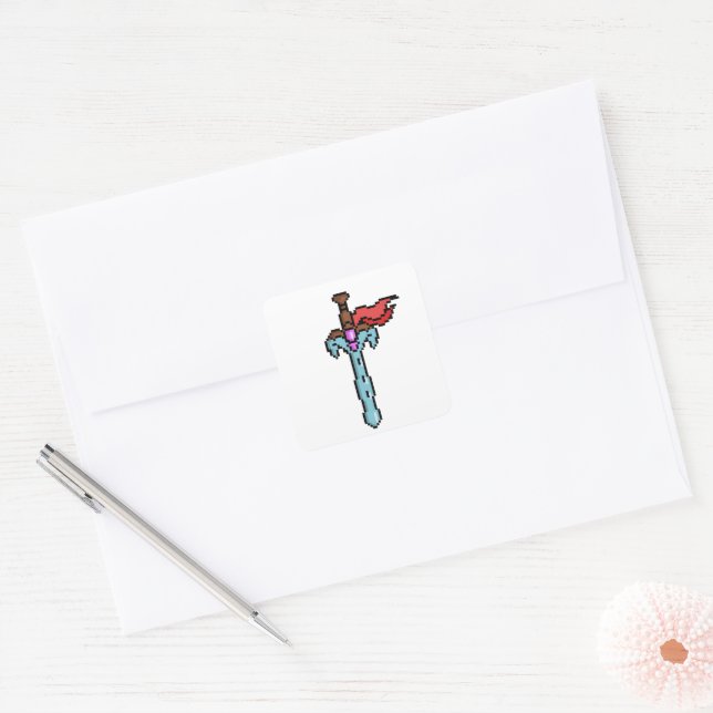 Autocollant Épée Ultime Rétro (Enveloppe)
