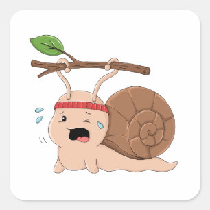 Autocollant escargot fort portant une charge lourd