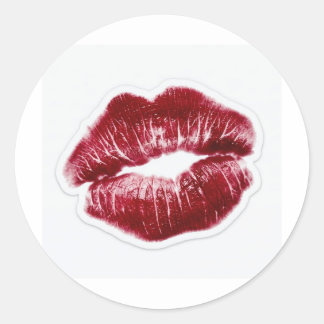Autocollant esthétique Baddie marque de baiser aux