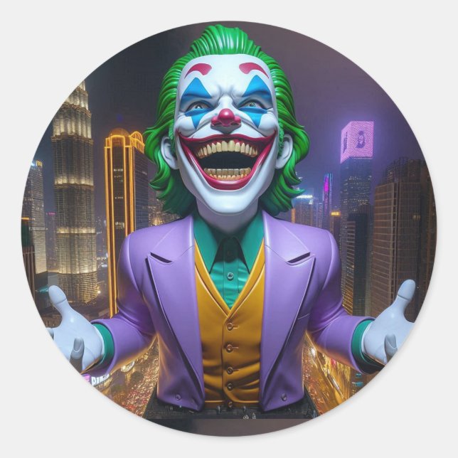 autocollant et étiquettes de joker (Devant)