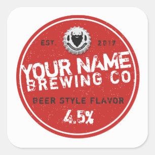 Autocollant Étiquette de bière personnalisé de Gar