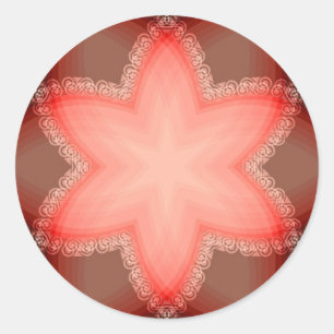 Autocollant Étiquette de voyage Orange