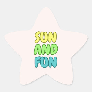 Autocollant étoile Soleil Et Fun