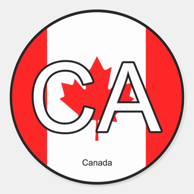 Autocollant Euro Canada (Devant)