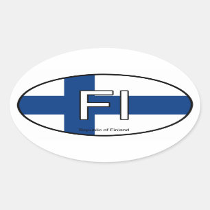 Autocollant Euro Finlande