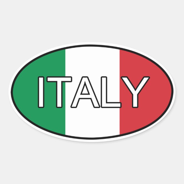 Autocollant Euro Italie (Devant)
