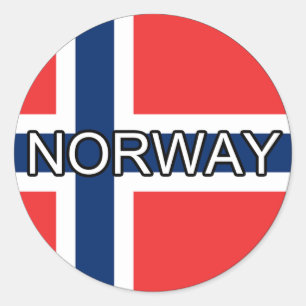 Autocollant Euro Norvège