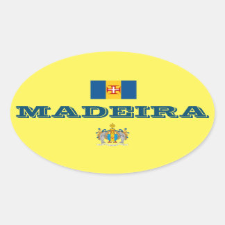 Autocollant européen style ovale de Madère (Portug