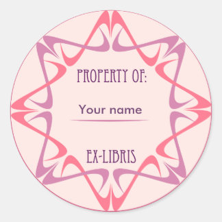 Autocollant Ex-libris n° 8c