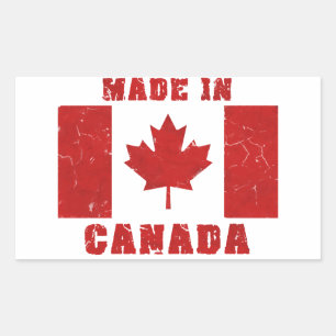 Autocollant Fabriqué au Canada