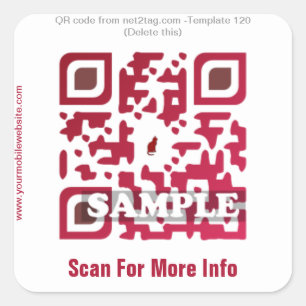 Autocollant fait sur commande de code de QR
