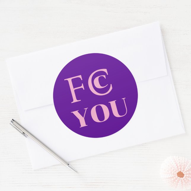 Autocollant FCC YOU (Enveloppe)