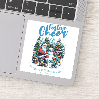 autocollant Festive Cherry Christmas