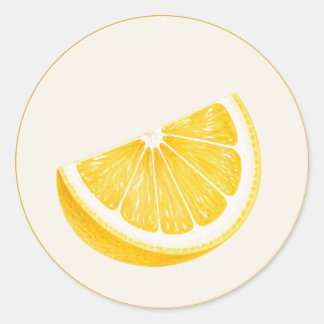 Autocollant Fête d'Été au Citron