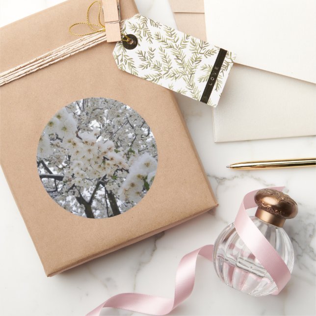 Autocollant Fleur enneigée (Cadeaux)