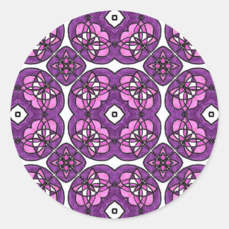 Autocollant floral arabesque