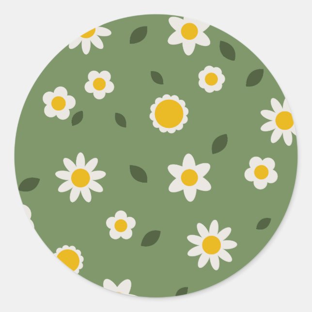 Autocollant floral - Fleurir & Coller (Devant)