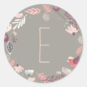 AUTOCOLLANT   Floral Girl Bunny Baptism LDS