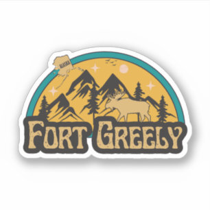 Autocollant Fort Greely, Alaska