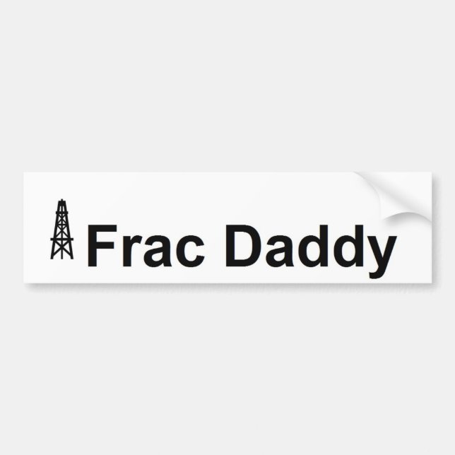Autocollant Frac Daddy Oilfield (Devant)