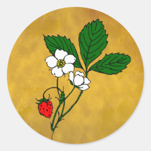 Autocollant Fraise des Bois
