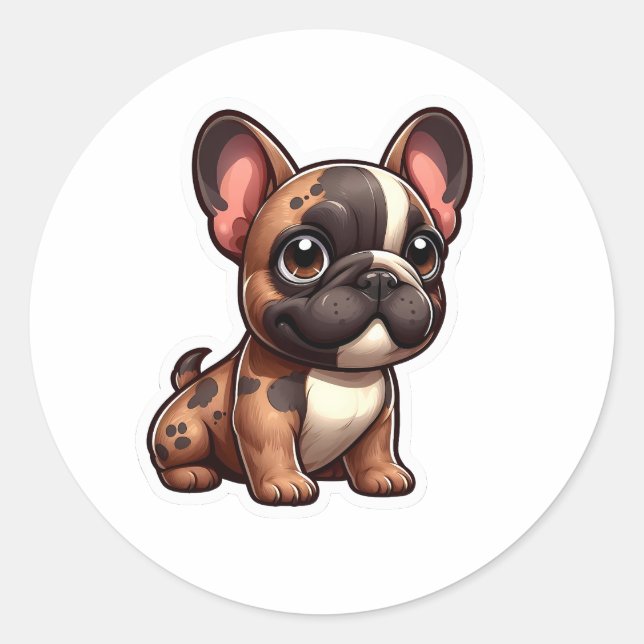 Autocollant français Bulldog (Devant)