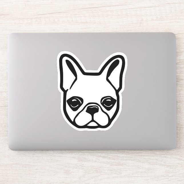 Autocollant français Bulldog (Ordinateur)