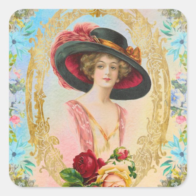 Autocollant français vintage (Devant)