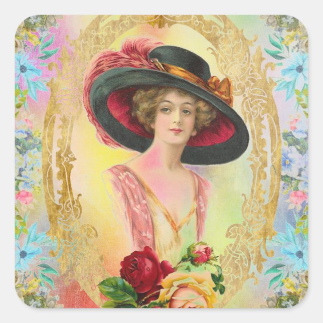 Autocollant français vintage (Devant)