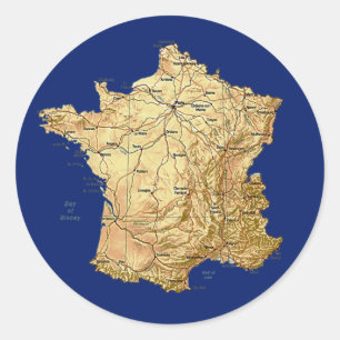 Autocollant France Map