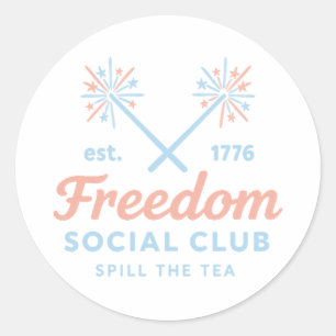 Autocollant Freedom Social Club