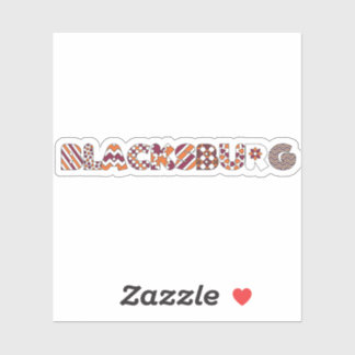 Autocollant Funky Blacksburg Va