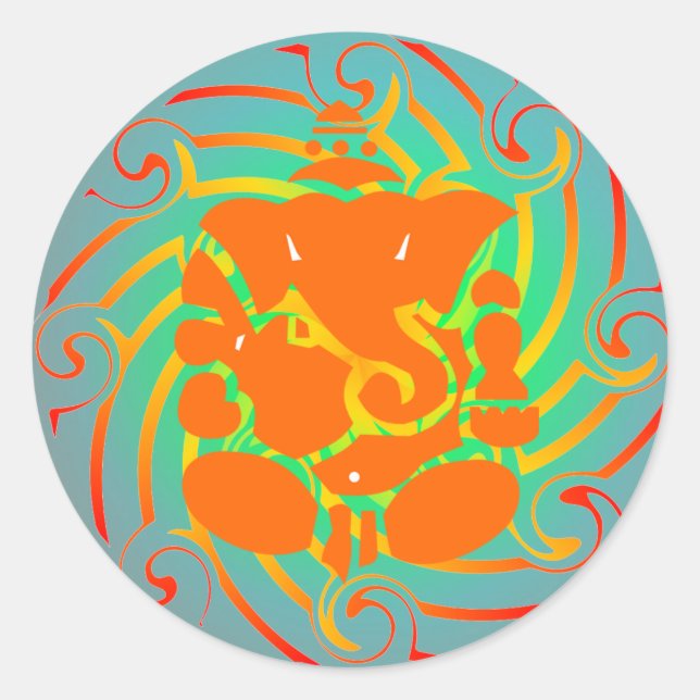 Autocollant Ganesh (Devant)