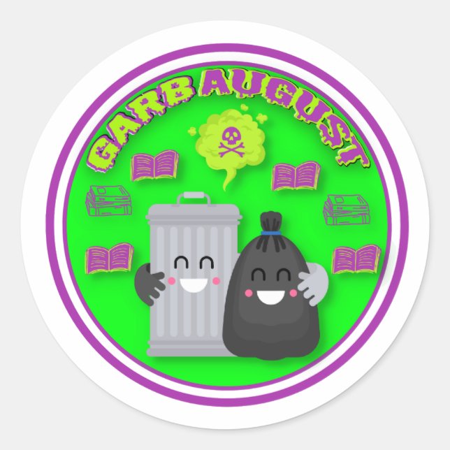 Autocollant GarbAugust (Devant)