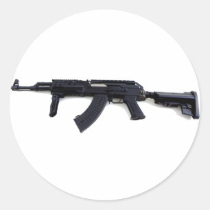 Autocollant gauche de profil de fusil d'assaut