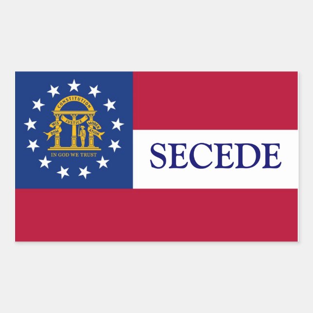 Autocollant Georgia Secede (Devant)