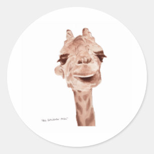autocollant girafe